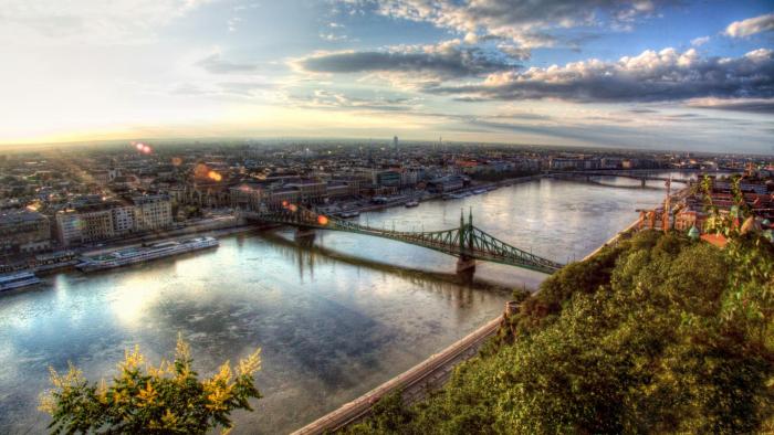 Budapest freedom bridge